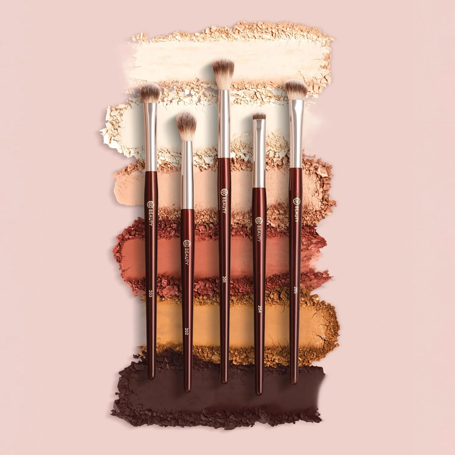 مجموعه براش ضروری BK BEAUTY (5 تکه) - براش های آرایشی حرفه ای برای ترکیب، پخش کردن و مشخص کردن | مجموعه سایه چشم ممتاز برای داشتن ظاهری بی عیب و نقص مجموعه براش ضروری BK BEAUTY (5 تکه) - براش های آرایشی حرفه ای برای ترکیب، پخش کردن و مشخص کردن | مجموعه سایه چشم ممتاز برای داشتن ظاهری بی عیب و نقص