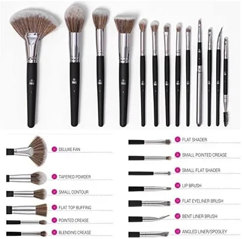 ست برس آرایشی حرفه ای 13 عددی BH STUDIO PRO - مشکی ست برس آرایشی حرفه ای 13 عددی BH STUDIO PRO - مشکی