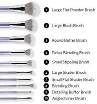 ست براش آرایشی 10 تکه BH STUDIO PRO مدل Hello Holo