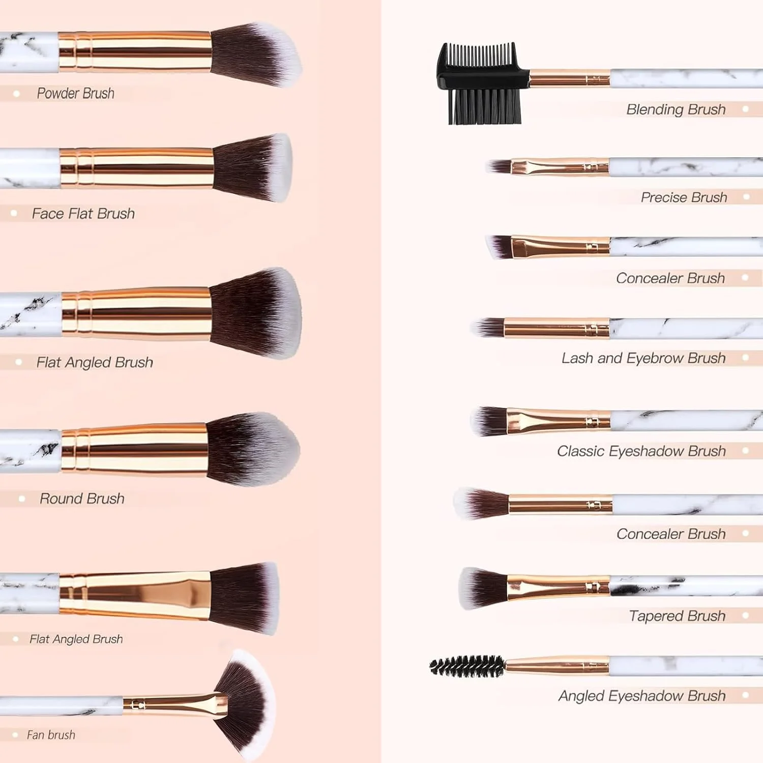 ست برس آرایشی حرفه ای بستوپ ست برس آرایشی حرفه ای بستوپ