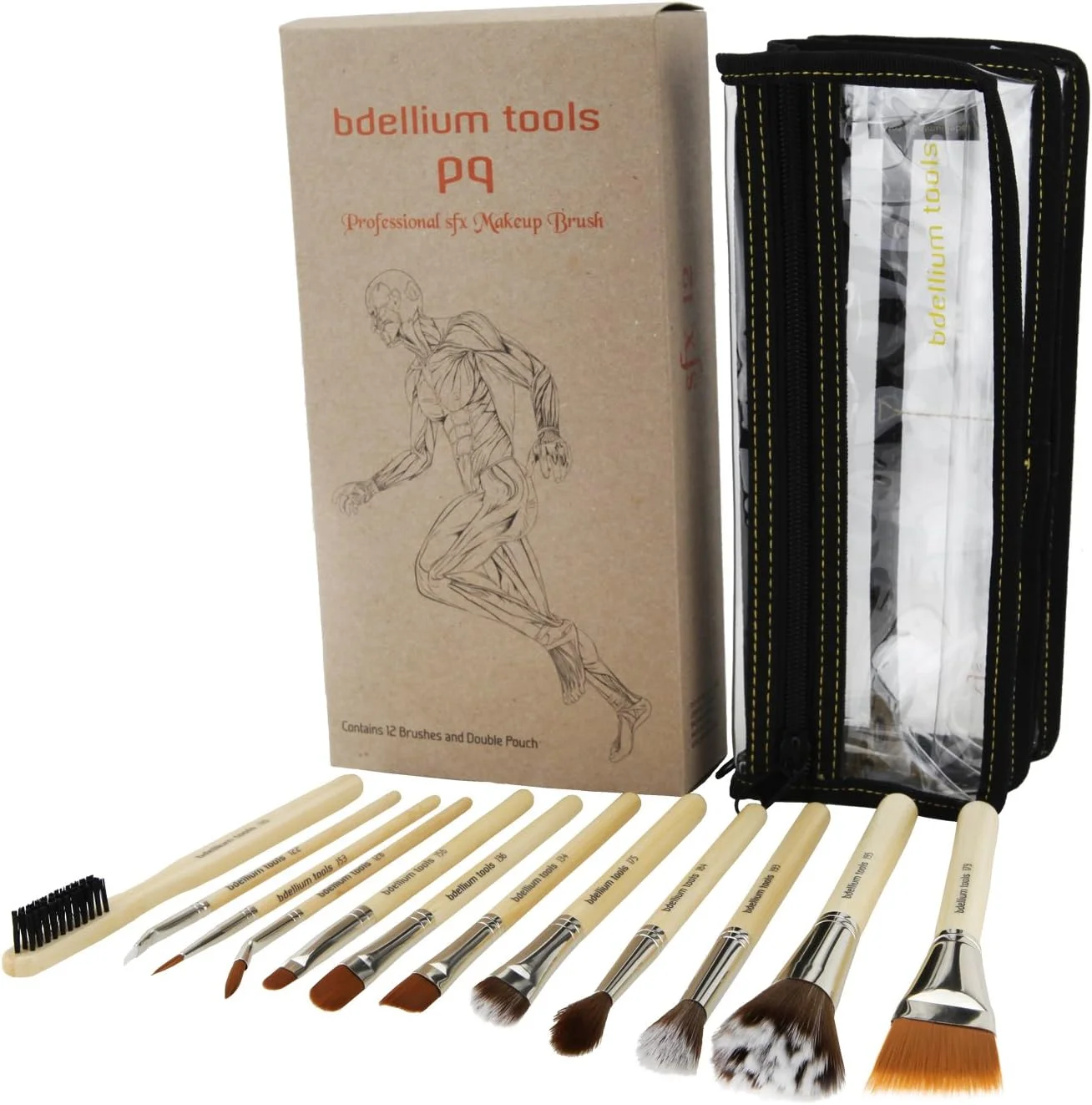 مجموعه براش 12 عددی جلوههای ویژه آرایشی حرفهای Bdellium Tools SFX سری - همراه با کیف دوتایی (اولین مجموعه) مجموعه براش 12 عددی جلوههای ویژه آرایشی حرفهای Bdellium Tools SFX سری - همراه با کیف دوتایی (اولین مجموعه)