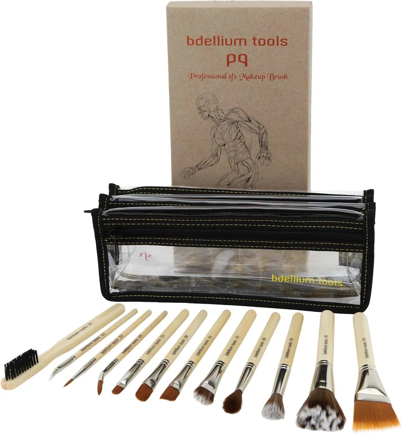 مجموعه براش 12 عددی جلوههای ویژه آرایشی حرفهای Bdellium Tools SFX سری - همراه با کیف دوتایی (اولین مجموعه) مجموعه براش 12 عددی جلوههای ویژه آرایشی حرفهای Bdellium Tools SFX سری - همراه با کیف دوتایی (اولین مجموعه)