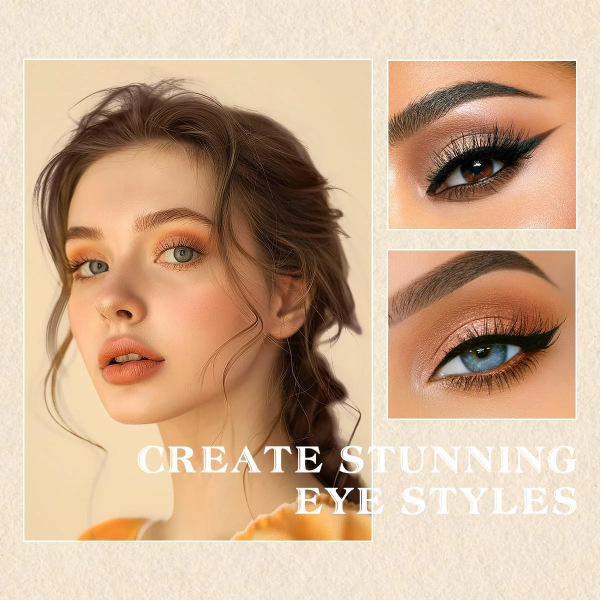 ست براش سایه چشم Anmor، مجموعه 12 عددی براش آرایشی حرفه ای سایه چشم، برای سایه چشم، ابرو، خط چشم، کانسیلر، موهای نرم مصنوعی و دسته ممتاز