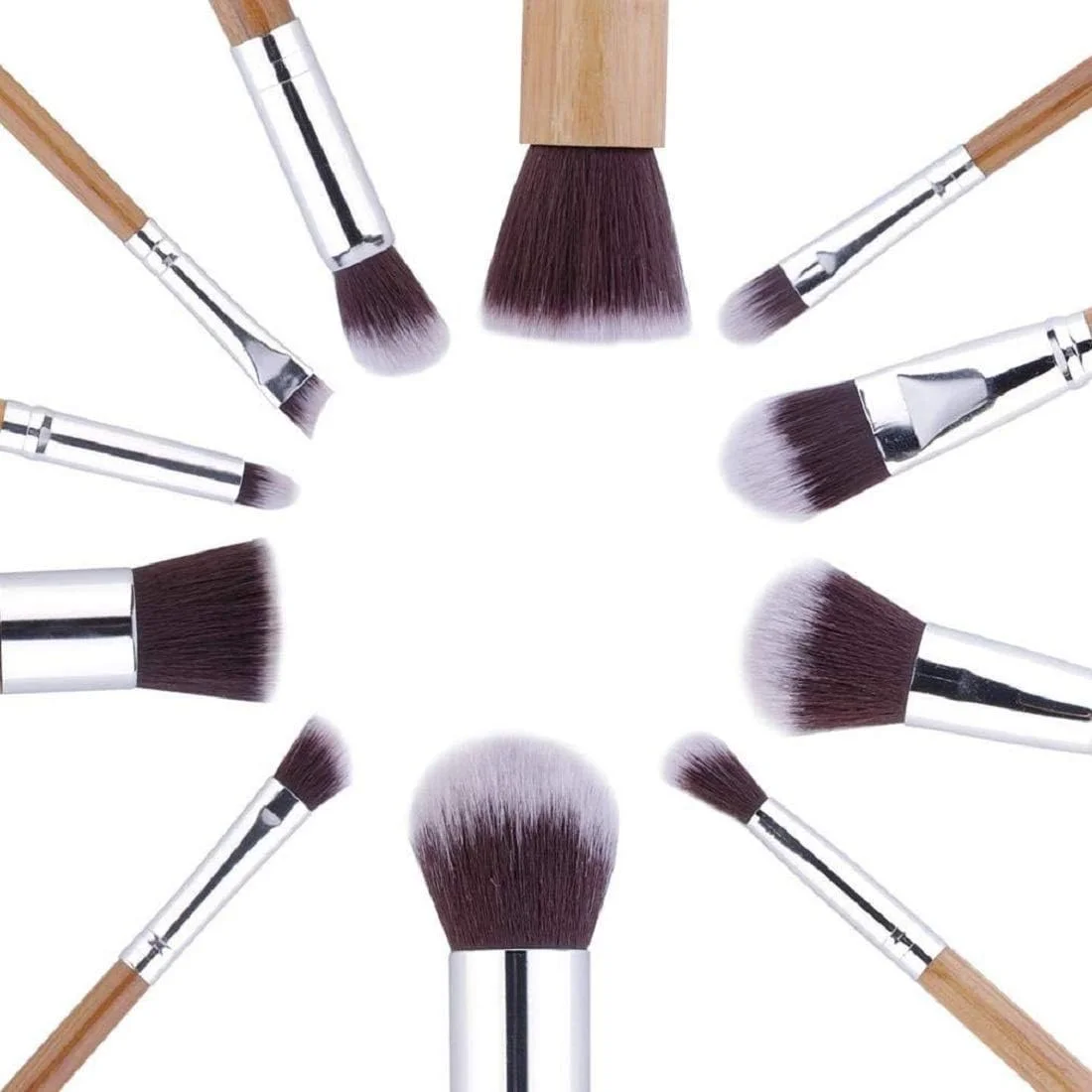 ست برس آرایشی چوبی آنجلی 11 تکه به همراه 5 عدد مژه مصنوعی و خط چشم ژلی Music Flower (مشکی، قهوه ای) ست برس آرایشی چوبی آنجلی 11 تکه به همراه 5 عدد مژه مصنوعی و خط چشم ژلی Music Flower (مشکی، قهوه ای)