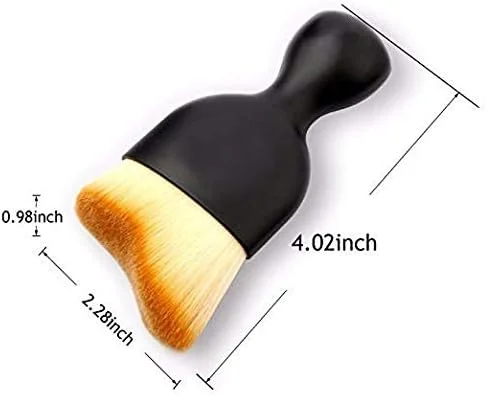 ست 2 عددی برس آرایشی کابوکی ANCHORPRISE، برس حرفه ای تخت برای کرم پودر، رژگونه، پودر کابوکی، کانتورینگ، ابزار آرایشی، هدیه ای برای بانوان، مناسب مسافرت