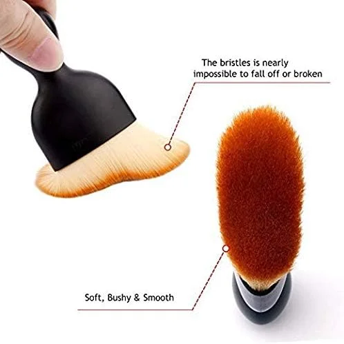 ست 2 عددی برس آرایشی کابوکی ANCHORPRISE، برس حرفه ای تخت برای کرم پودر، رژگونه، پودر کابوکی، کانتورینگ، ابزار آرایشی، هدیه ای برای بانوان، مناسب مسافرت