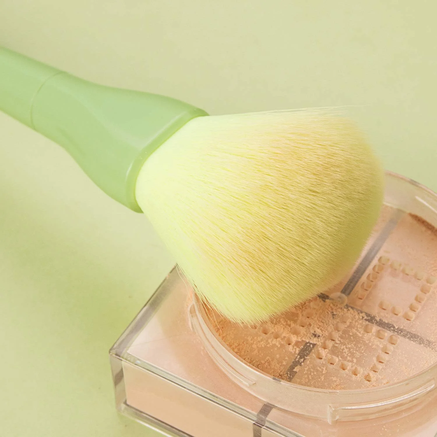 ست برس آرایشی حرفه ای آنایو سری Professional به همراه کیف نگهداری PU - بسته 10 عددی (سبز)