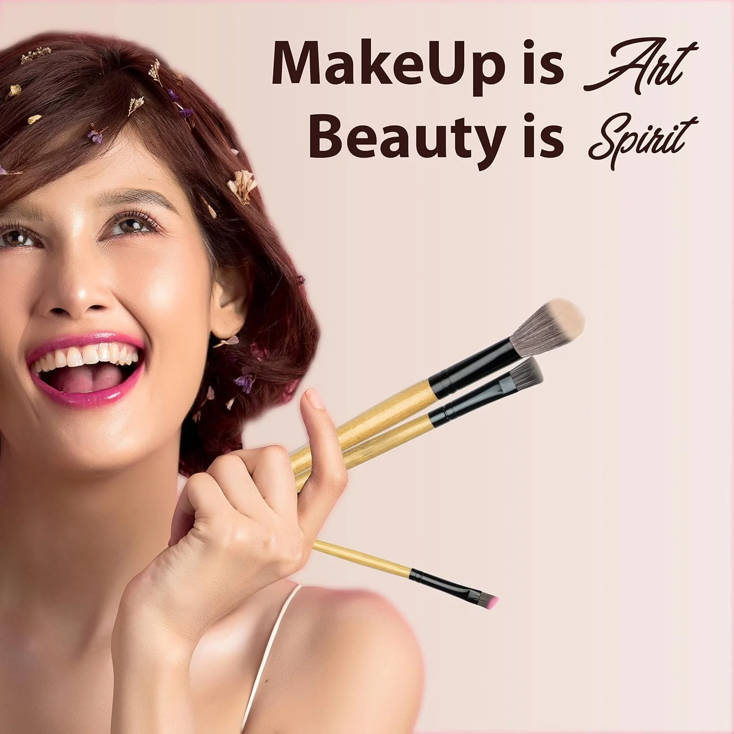 ست برس آرایشی AGARO با کیف چرمی PU (32 تکه)، مشکی