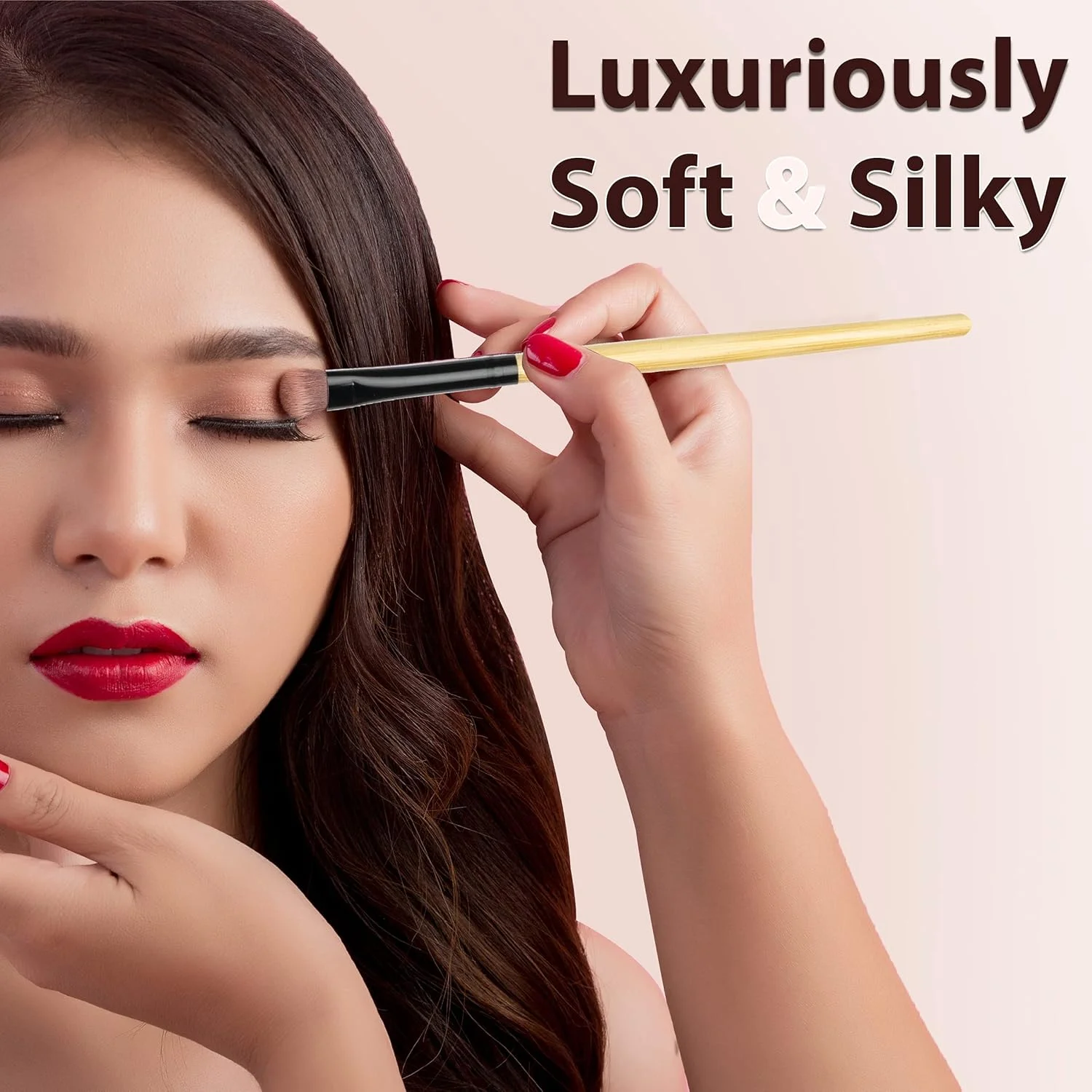 ست برس آرایشی AGARO با کیف چرمی PU (32 تکه)، مشکی