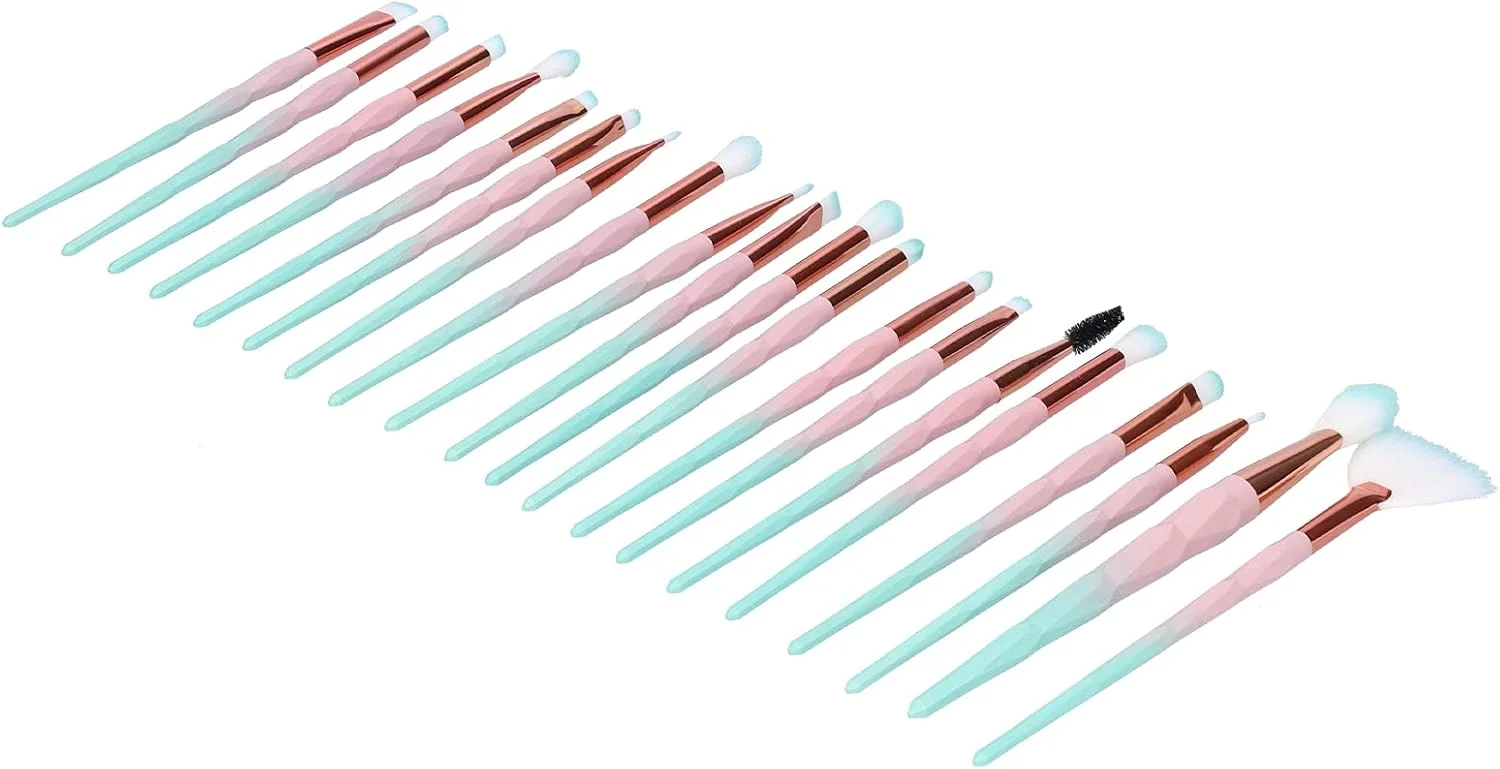 ست برس آرایشی Adsire، برس های نرم، قابل حمل، حرفه ای، دقیق و راحت برای آرایش صورت، مناسب برای استفاده حرفه ای، منزل، دختران و زنان