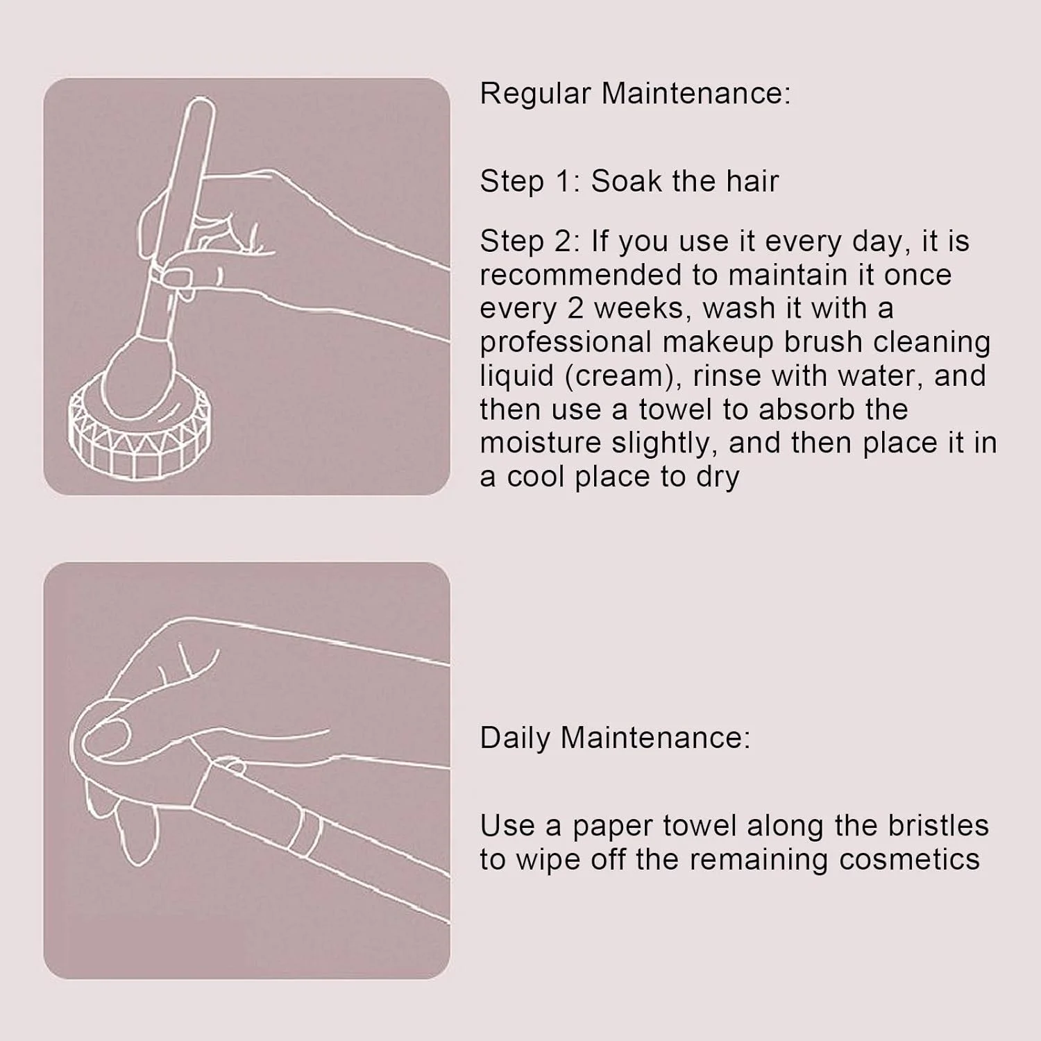 ست برس آرایشی Adsire، برس های آرایشی زیبایی، ABS نرم الاستیک کاربردی بزرگ بادوام 4 عددی برای دختران و زنان برای ایجاد آرایش صورت بی نقص