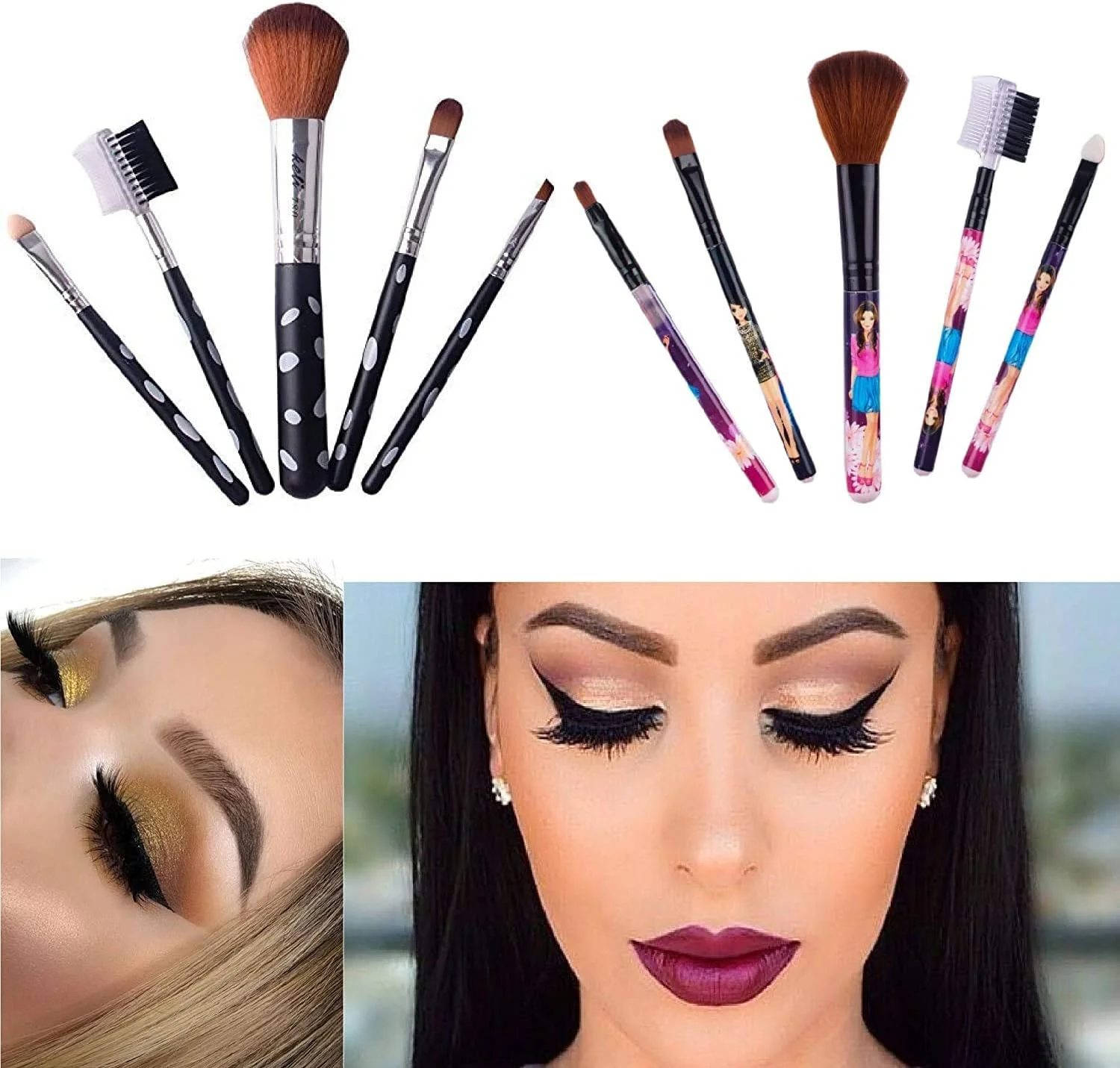 ست برس آرایشی حرفه ای AASA، برس های ترکیب فونداسیون، ابزار کیت های آرایشی چند رنگ ست برس آرایشی حرفه ای AASA، برس های ترکیب فونداسیون، ابزار کیت های آرایشی چند رنگ