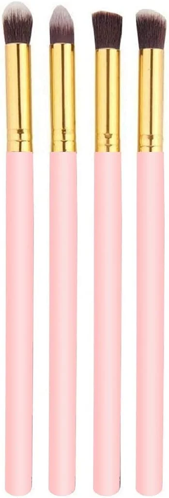 ست برس آرایشی چشم آدبنی 4 عددی، برس های حرفه ای برای کرم پودر، ریمل، ترکیب، مدادی، ابزار آرایش، برس مشکی صورتی ست برس آرایشی چشم آدبنی 4 عددی، برس های حرفه ای برای کرم پودر، ریمل، ترکیب، مدادی، ابزار آرایش، برس مشکی صورتی