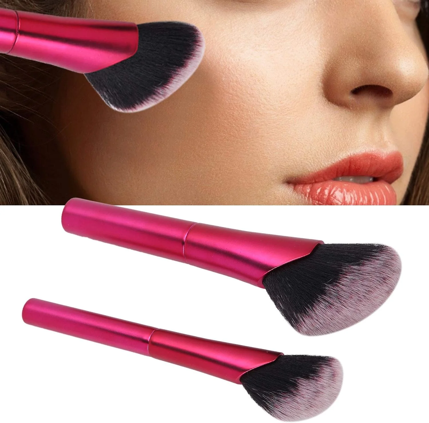 ABHJKLM ست برس پودر رژگونه، برس های آرایشی راحت برای هنرمندان، عاشقان، مبتدیان و استفاده حرفه ای ABHJKLM ست برس پودر رژگونه، برس های آرایشی راحت برای هنرمندان، عاشقان، مبتدیان و استفاده حرفه ای