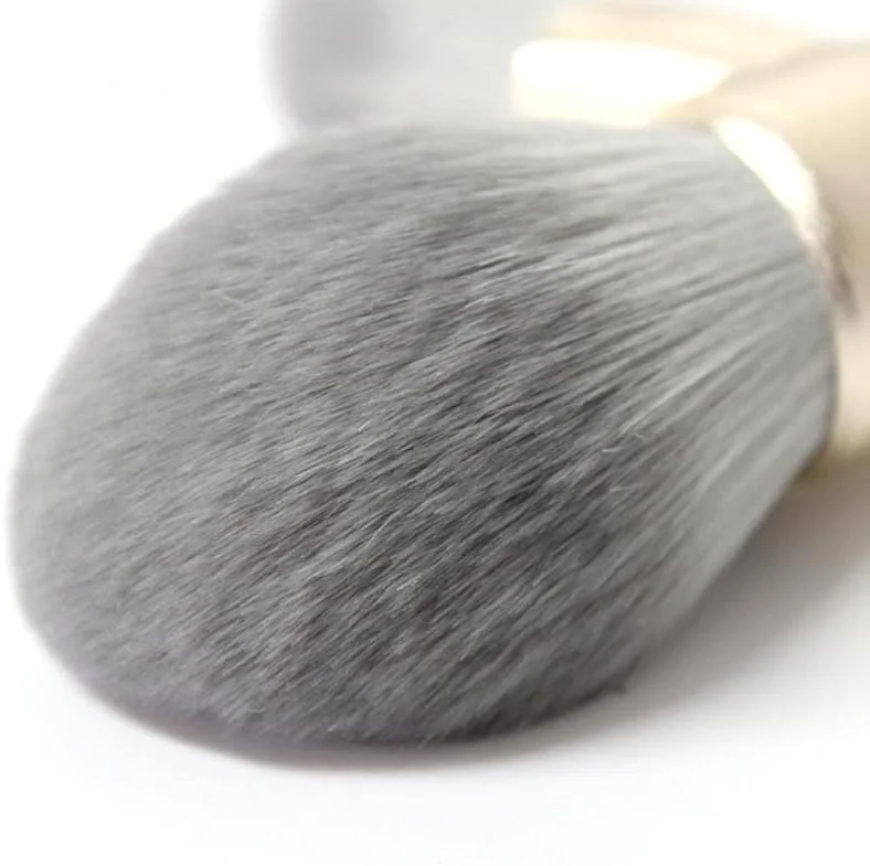 ست برس آرایشی حرفه ای 8 عددی، موی نایلونی، دسته چوبی