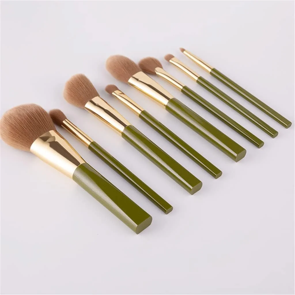 ست 8 عددی برس آرایشی مسافرتی، شامل برس پودر، رژگونه، سایه چشم و ترکیب سایه ست 8 عددی برس آرایشی مسافرتی، شامل برس پودر، رژگونه، سایه چشم و ترکیب سایه