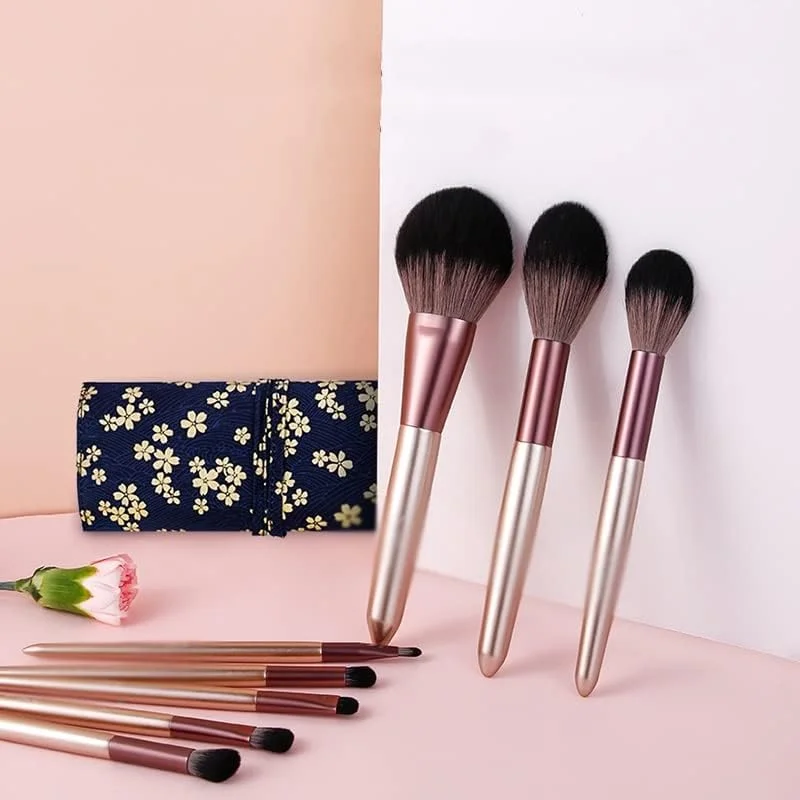 ست 8 عددی برس آرایشی حرفه ای، برس های آرایشی برای پودر، کرم پودر، سایه چشم، ابزار آرایشی ست 8 عددی برس آرایشی حرفه ای، برس های آرایشی برای پودر، کرم پودر، سایه چشم، ابزار آرایشی