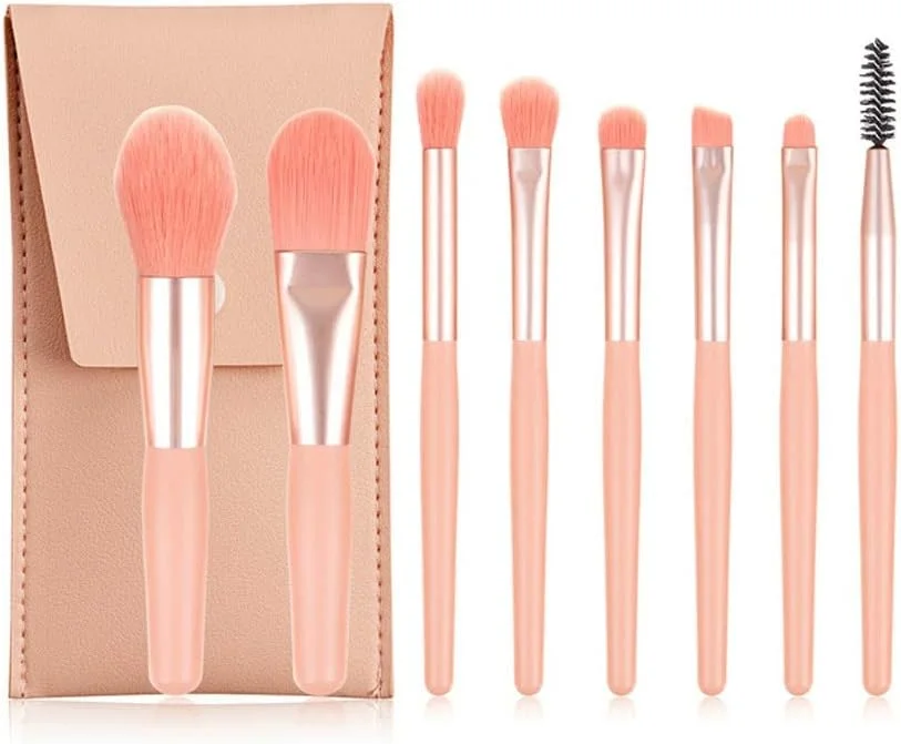 ست 8 عددی برس آرایشی نرم مسافرتی کوچک قابل حمل سایه چشم، کرم پودر، پودر، مژه، کانسیلر، رژگونه (رنگ: A) ست 8 عددی برس آرایشی نرم مسافرتی کوچک قابل حمل سایه چشم، کرم پودر، پودر، مژه، کانسیلر، رژگونه (رنگ: A)