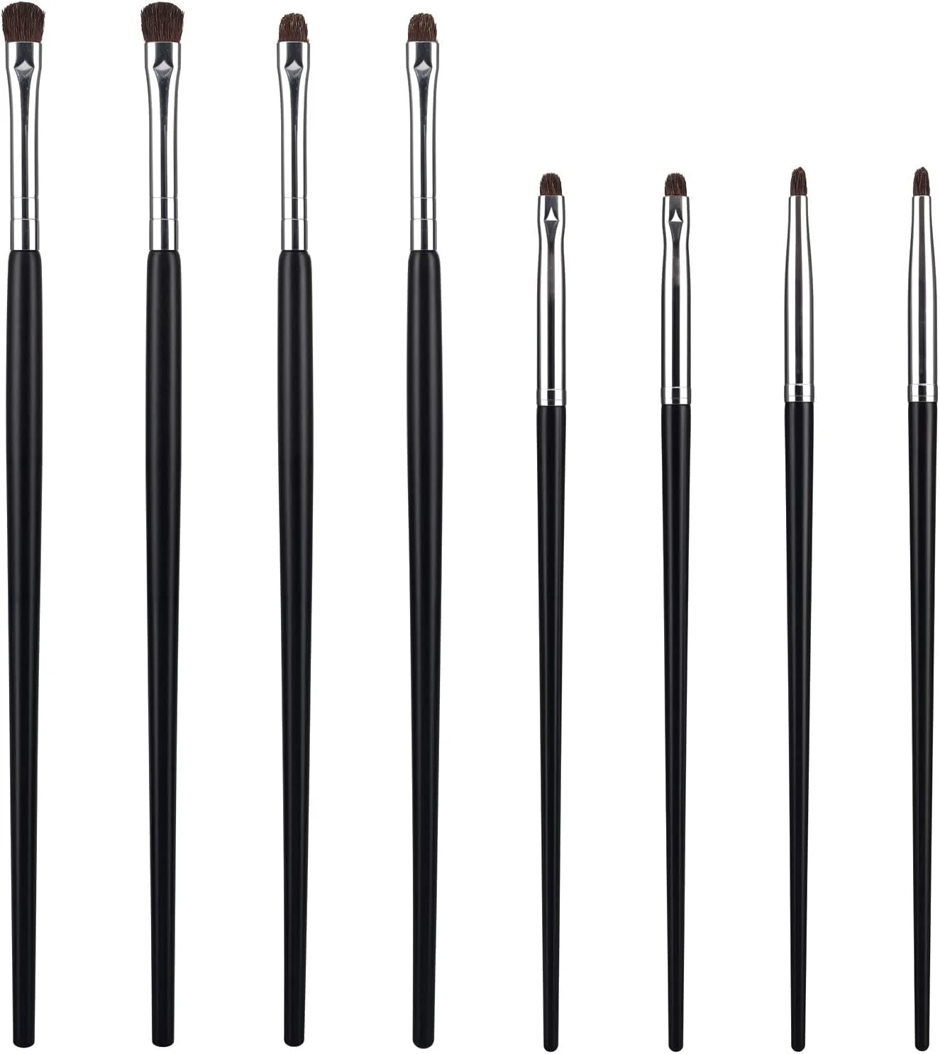 ست برس آرایشی چشم 8 عددی، برس مینی اسمادج برای خط چشم، برس سایه چشم، برس خط چشم برای پودر، ژل، کرم، کانسیلر مایع، برس ترکیب خط چشم، هایلایتر گوشه، موی نرم طبیعی اسب ست برس آرایشی چشم 8 عددی، برس مینی اسمادج برای خط چشم، برس سایه چشم، برس خط چشم برای پودر، ژل، کرم، کانسیلر مایع، برس ترکیب خط چشم، هایلایتر گوشه، موی نرم طبیعی اسب