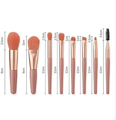 ست 8 عددی برس آرایشی نرم مسافرتی کوچک قابل حمل سایه چشم، کرم پودر، پودر، مژه، کانسیلر، رژگونه (رنگ: A) ست 8 عددی برس آرایشی نرم مسافرتی کوچک قابل حمل سایه چشم، کرم پودر، پودر، مژه، کانسیلر، رژگونه (رنگ: A)