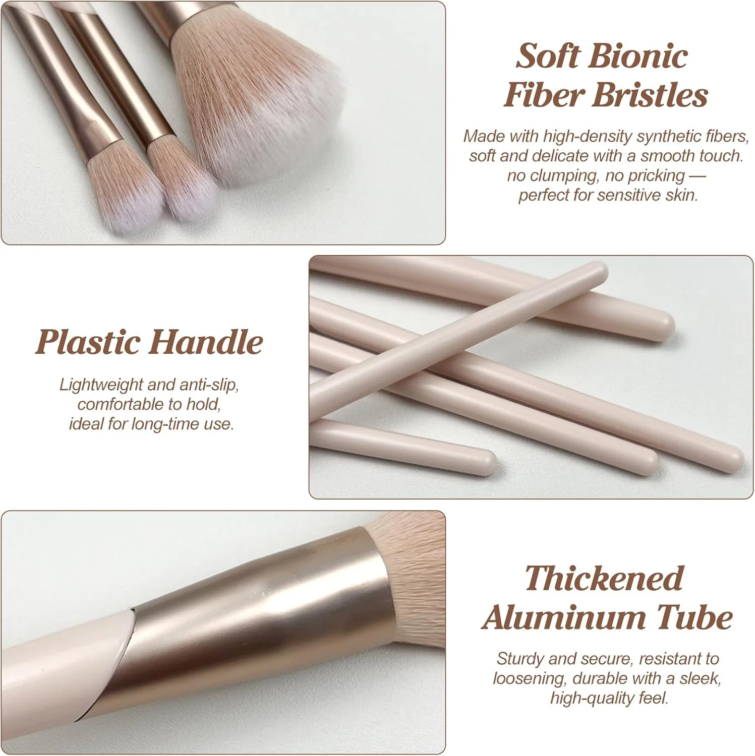 ست براش آرایشی صورت شیک 8 تکه - براش کرم پودر، سایه چشم و پودر فیکس، کیت آرایشی حرفه ای برای تمام نیازهای شما ست براش آرایشی صورت شیک 8 تکه - براش کرم پودر، سایه چشم و پودر فیکس، کیت آرایشی حرفه ای برای تمام نیازهای شما