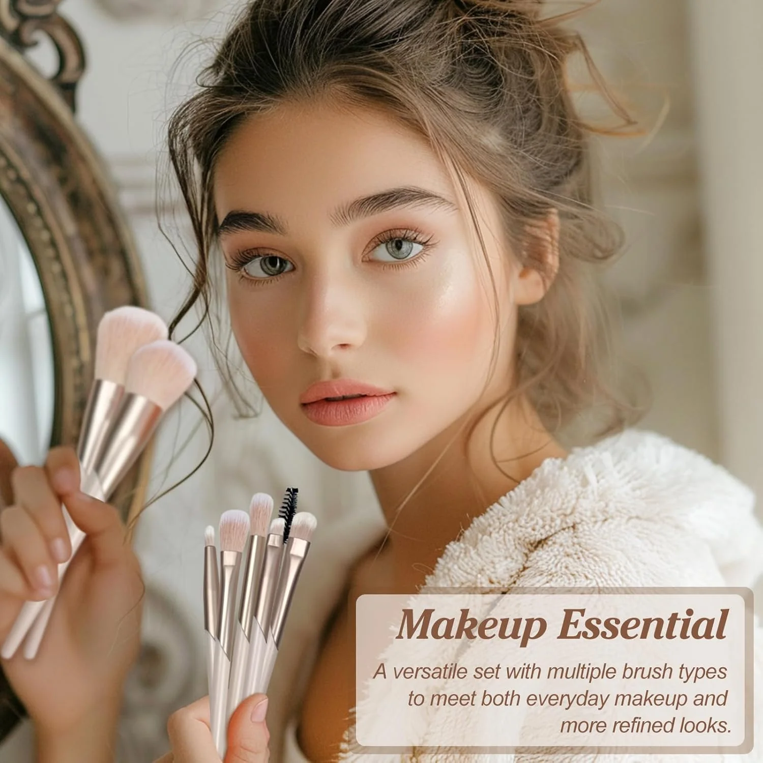 ست براش آرایشی صورت شیک 8 تکه - براش کرم پودر، سایه چشم و پودر فیکس، کیت آرایشی حرفه ای برای تمام نیازهای شما ست براش آرایشی صورت شیک 8 تکه - براش کرم پودر، سایه چشم و پودر فیکس، کیت آرایشی حرفه ای برای تمام نیازهای شما