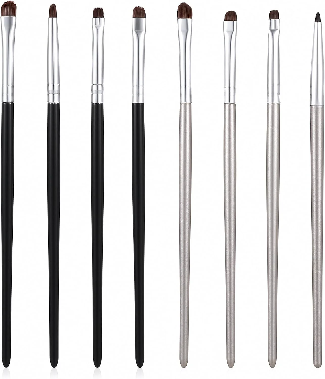 ست 8 عددی براش مینی اسمudge برای خط چشم، ست براش آرایش چشم، ابزار پخش کننده خط چشم، براش سایه چشم برای پودر، ژل، کرم، ابزار آرایشی حرفه ای زیبایی ست 8 عددی براش مینی اسمudge برای خط چشم، ست براش آرایش چشم، ابزار پخش کننده خط چشم، براش سایه چشم برای پودر، ژل، کرم، ابزار آرایشی حرفه ای زیبایی