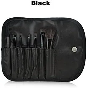 ست برس آرایشی حرفه ای 7 تکه با کیف مشکی