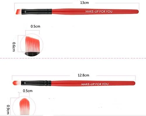 ست 7 عددی برس آرایشی حرفه ای کاربردی با کیف قرمز ست 7 عددی برس آرایشی حرفه ای کاربردی با کیف قرمز