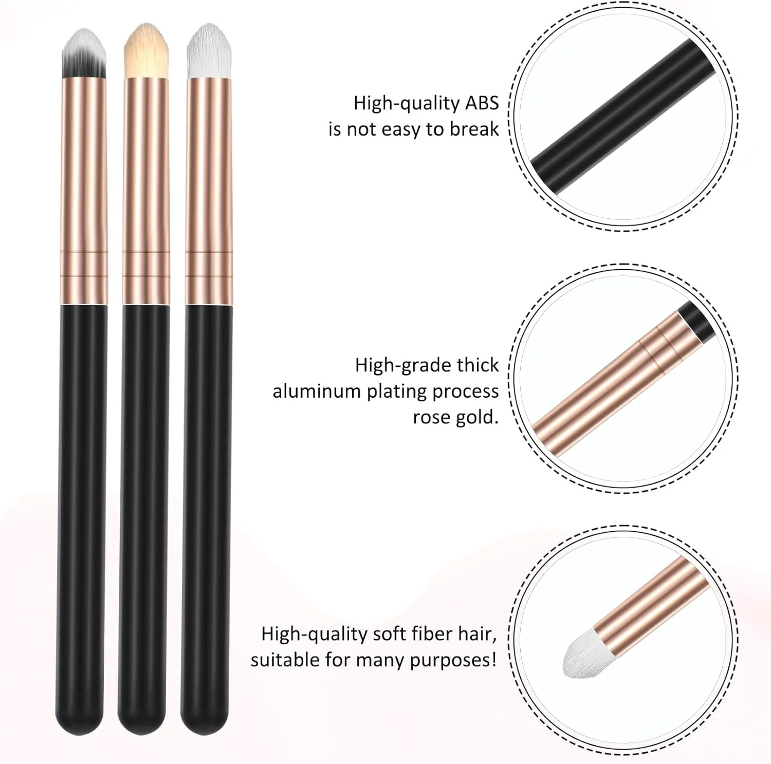 ست 6 عددی برس آرایش چشم، برس پخش کننده خط چشم، ست مدادی نوک تیز، اپلیکاتور سایه چشم حرفه ای، برس سایه چشم کانسیلر، برس های آرایشی سایه چشم گرد، قابل استفاده مجدد ست 6 عددی برس آرایش چشم، برس پخش کننده خط چشم، ست مدادی نوک تیز، اپلیکاتور سایه چشم حرفه ای، برس سایه چشم کانسیلر، برس های آرایشی سایه چشم گرد، قابل استفاده مجدد