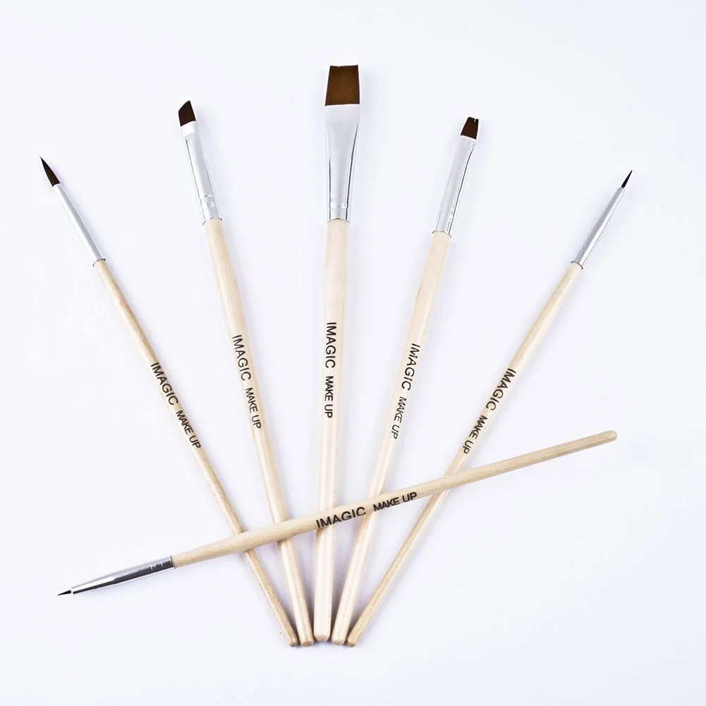 ست 6 عددی براش آرایشی صورت و بدن، بهترین براش رنگ آمیزی صورت و بدن برای مبتدیان، ست براش و آرایشگران حرفه ای