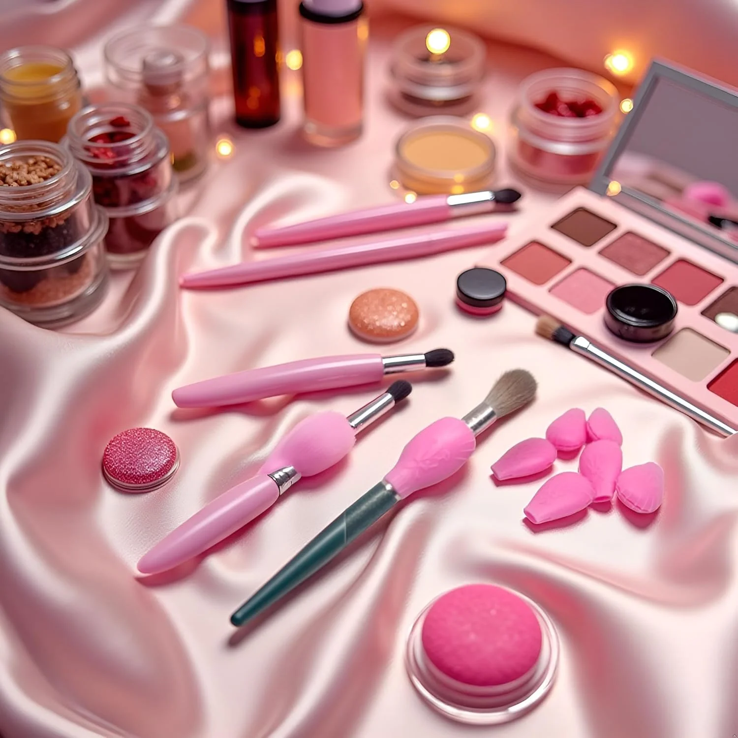 6 عدد روکش برس سایه چشم صورتی، روکش محافظ برس آرایشی سیلیکونی نرم و ضد گرد و غبار برای محافظت از ست برس سایه چشم، ست های برس آرایشی، برس ها و ابزارهای آرایشی، ست های برس 6 عدد روکش برس سایه چشم صورتی، روکش محافظ برس آرایشی سیلیکونی نرم و ضد گرد و غبار برای محافظت از ست برس سایه چشم، ست های برس آرایشی، برس ها و ابزارهای آرایشی، ست های برس