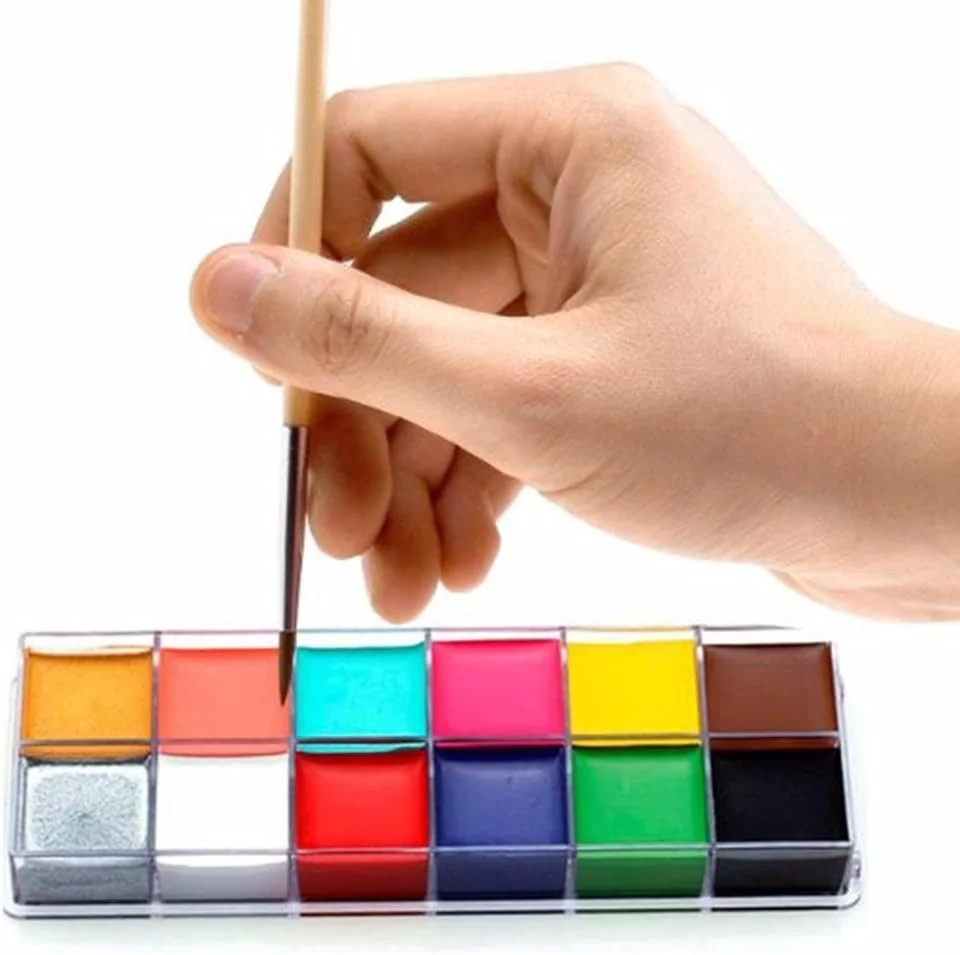 ست 6 عددی برس آرایشی صورت و بدن، بهترین برس رنگ آمیزی بدن برای مبتدیان، ست برس و آرایشگر حرفه ای ست 6 عددی برس آرایشی صورت و بدن، بهترین برس رنگ آمیزی بدن برای مبتدیان، ست برس و آرایشگر حرفه ای