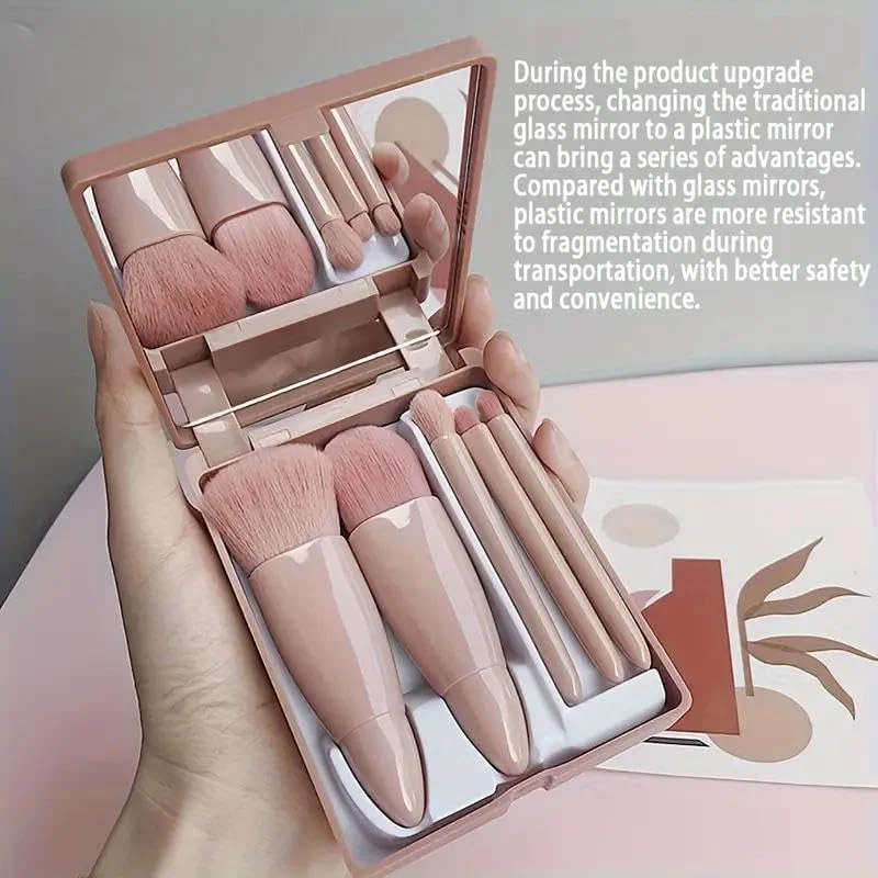 ست براش آرایشی کابوکی 5 عددی، براش پودر، کانتور، سایه چشم، سایز مینی، حمل آسان برای مسافرت و بیرون رفتن ست براش آرایشی کابوکی 5 عددی، براش پودر، کانتور، سایه چشم، سایز مینی، حمل آسان برای مسافرت و بیرون رفتن