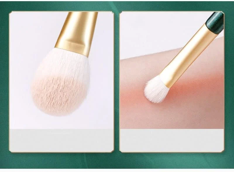 ست 6 عددی برس آرایشی پودر شل برس سایه چشم دسته کوتاه قابل حمل ست 6 عددی برس آرایشی پودر شل برس سایه چشم دسته کوتاه قابل حمل