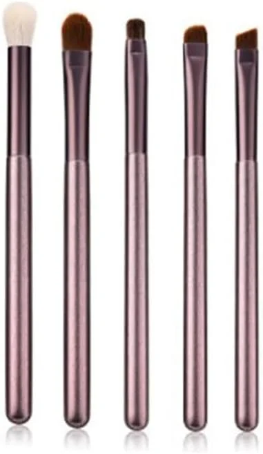 ست برس آرایشی سایه چشم 5 عددی، کیت برس های سایه چشم حرفه ای، برس سایه چشم، خط چشم، ترکیب و ابرو