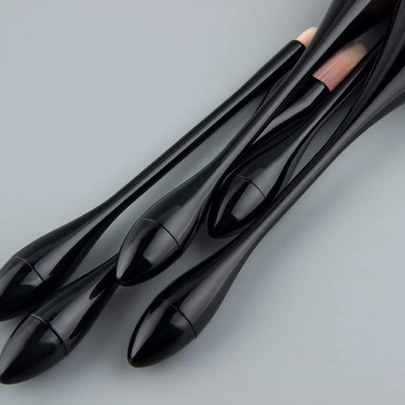 ست 5 عددی برس آرایشی، برس های نرم و لطیف برای پودر، کرم پودر، رژگونه و ترکیب کردن با نگهدارنده مناسب