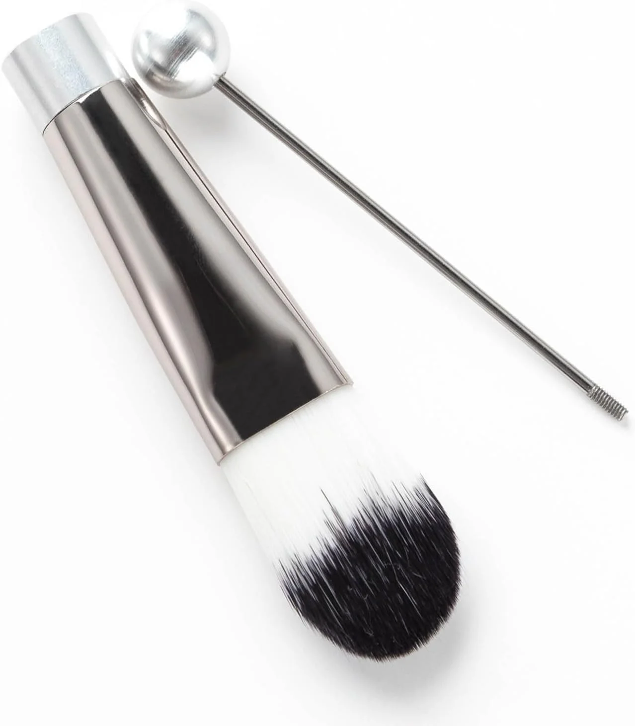 ست 5 عددی برس آرایشی چشم با مهره های جواهر، برس های آرایشی جداشدنی، ابزار آرایشی حرفه ای برای زنان و دختران، ست برس مهره ای منحصر به فرد