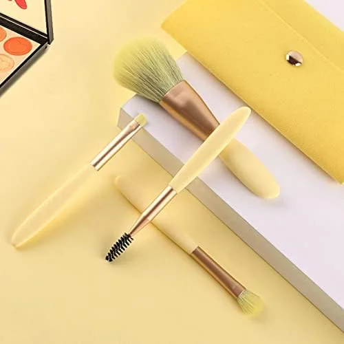 ست 4 عددی برس آرایشی مسافرتی، ابزار آرایش تابستانی، برس کوچک ترکیبی لوازم آرایشی (رنگ: B)