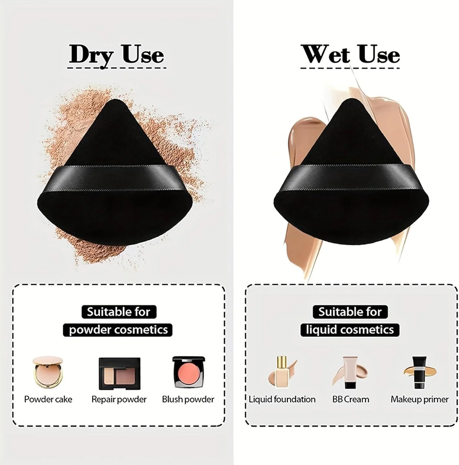 ست برس آرایشی 47 تکه، کیت لوازم جانبی برس آرایشی 47 تکه، لوازم جانبی ابزار آرایشی سبک وزن، کیف مسافرتی برای سازماندهی برای همسر، دختر، مادر