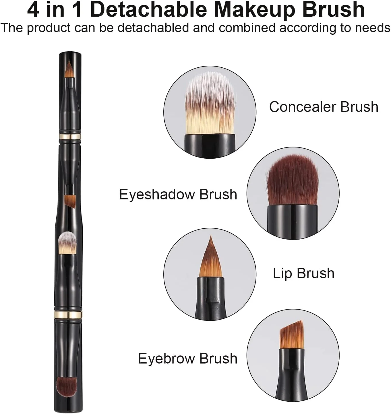 ست برس آرایشی چشم 4 در 1، برس لب مسافرتی قابل حمل، برس خط ابرو، برس سایه چشم جداشدنی، برس کانسیلر صورت برای برس پودر سایه چشم، برس آرایشی صورت برای کرم پودر، کانسیلر، پودر ست برس آرایشی چشم 4 در 1، برس لب مسافرتی قابل حمل، برس خط ابرو، برس سایه چشم جداشدنی، برس کانسیلر صورت برای برس پودر سایه چشم، برس آرایشی صورت برای کرم پودر، کانسیلر، پودر