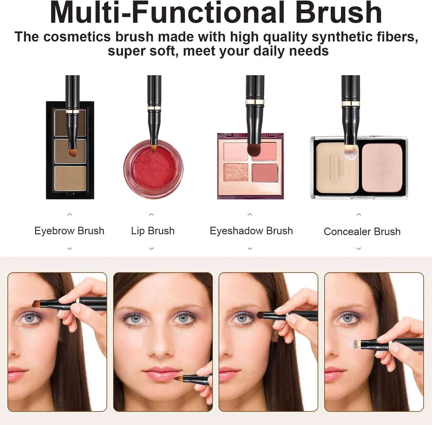 ست برس آرایشی چشم 4 در 1، برس لب مسافرتی قابل حمل، برس خط ابرو، برس سایه چشم جداشدنی، برس کانسیلر صورت برای برس پودر سایه چشم، برس آرایشی صورت برای کرم پودر، کانسیلر، پودر ست برس آرایشی چشم 4 در 1، برس لب مسافرتی قابل حمل، برس خط ابرو، برس سایه چشم جداشدنی، برس کانسیلر صورت برای برس پودر سایه چشم، برس آرایشی صورت برای کرم پودر، کانسیلر، پودر