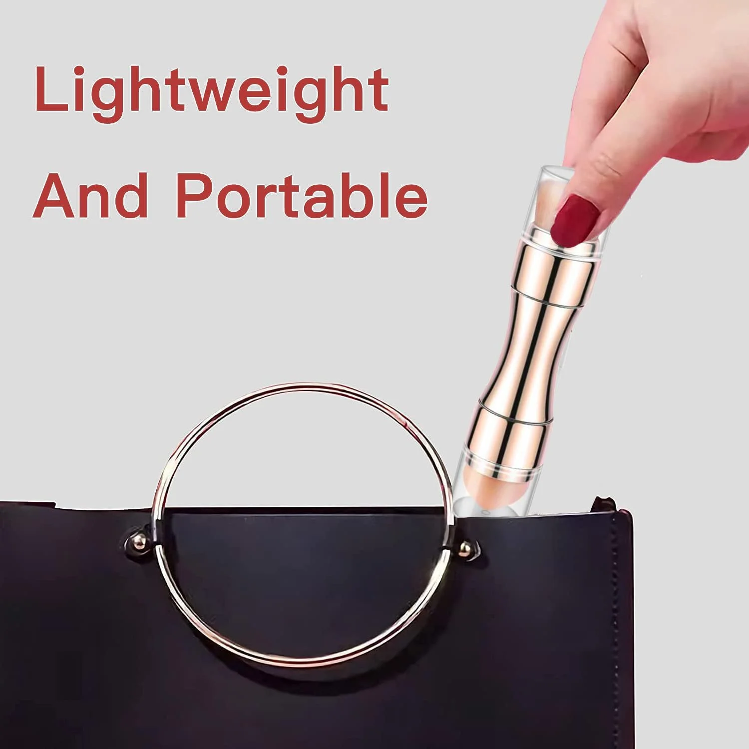 ست برس آرایشی 4 در 1، ست برس آرایشی چند منظوره مسافرتی شامل برس لب، برس پخش کننده، برس کانتور و رژگونه، برس اسفنجی برای دختران و زنان ست برس آرایشی 4 در 1، ست برس آرایشی چند منظوره مسافرتی شامل برس لب، برس پخش کننده، برس کانتور و رژگونه، برس اسفنجی برای دختران و زنان