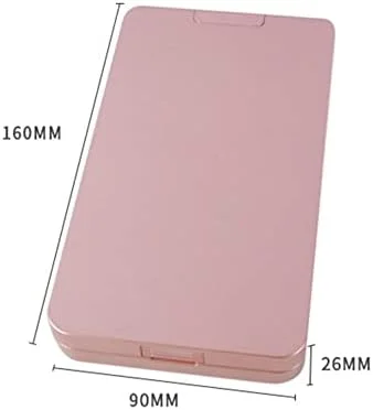 ست برس آرایشی مسافرتی LED با چرخش 360 درجه، جعبه برس آرایشی تاشو با آینه HD، ابزارهای زیبایی قابل حمل ست برس آرایشی مسافرتی LED با چرخش 360 درجه، جعبه برس آرایشی تاشو با آینه HD، ابزارهای زیبایی قابل حمل