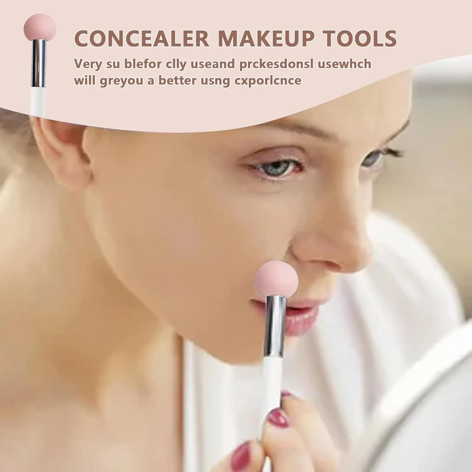 ست 2 عددی براش آرایشی اسفنجی قارچی، براش آرایشی سر قارچی صورتی بامزه، جزئیات کاربردی، ست براش رولی سایه چشم برای کانسیلر زیر چشم ست 2 عددی براش آرایشی اسفنجی قارچی، براش آرایشی سر قارچی صورتی بامزه، جزئیات کاربردی، ست براش رولی سایه چشم برای کانسیلر زیر چشم