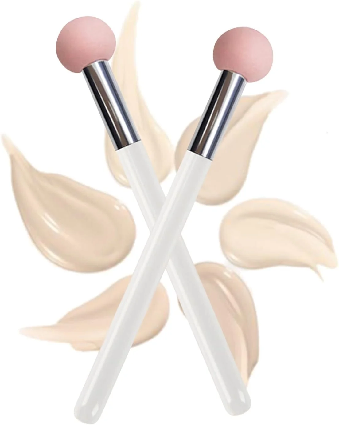 ست 2 عددی براش آرایشی اسفنجی قارچی، براش آرایشی سر قارچی صورتی بامزه، جزئیات کاربردی، ست براش رولی سایه چشم برای کانسیلر زیر چشم ست 2 عددی براش آرایشی اسفنجی قارچی، براش آرایشی سر قارچی صورتی بامزه، جزئیات کاربردی، ست براش رولی سایه چشم برای کانسیلر زیر چشم