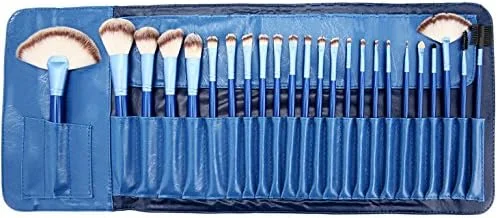 ست کامل 24 عددی برس آرایشی با کیفیت بالا - آبی ست کامل 24 عددی برس آرایشی با کیفیت بالا - آبی