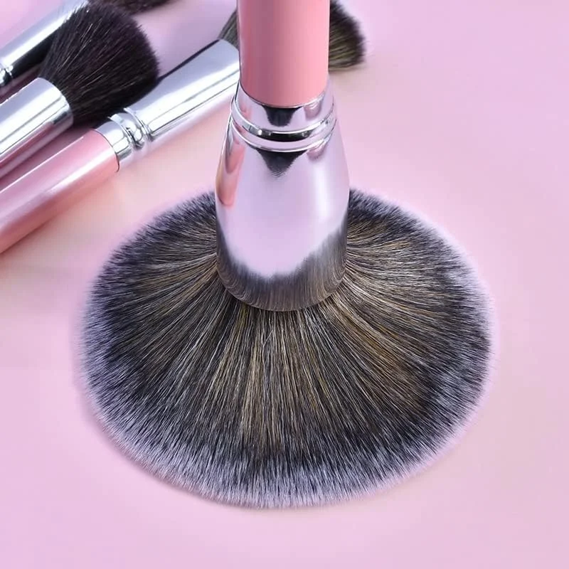 ست 24 عددی برس آرایشی دسته چوبی ست کامل برس شل ابزار آرایشی چند منظوره بسته برس (D)(Argento) ست 24 عددی برس آرایشی دسته چوبی ست کامل برس شل ابزار آرایشی چند منظوره بسته برس (D)(Argento)
