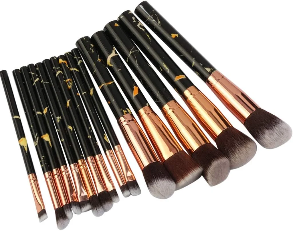 ست 15 عددی برس آرایشی چند منظوره، برس های آرایشی کانسیلر، سایه چشم، کرم پودر، مشکی ست 15 عددی برس آرایشی چند منظوره، برس های آرایشی کانسیلر، سایه چشم، کرم پودر، مشکی