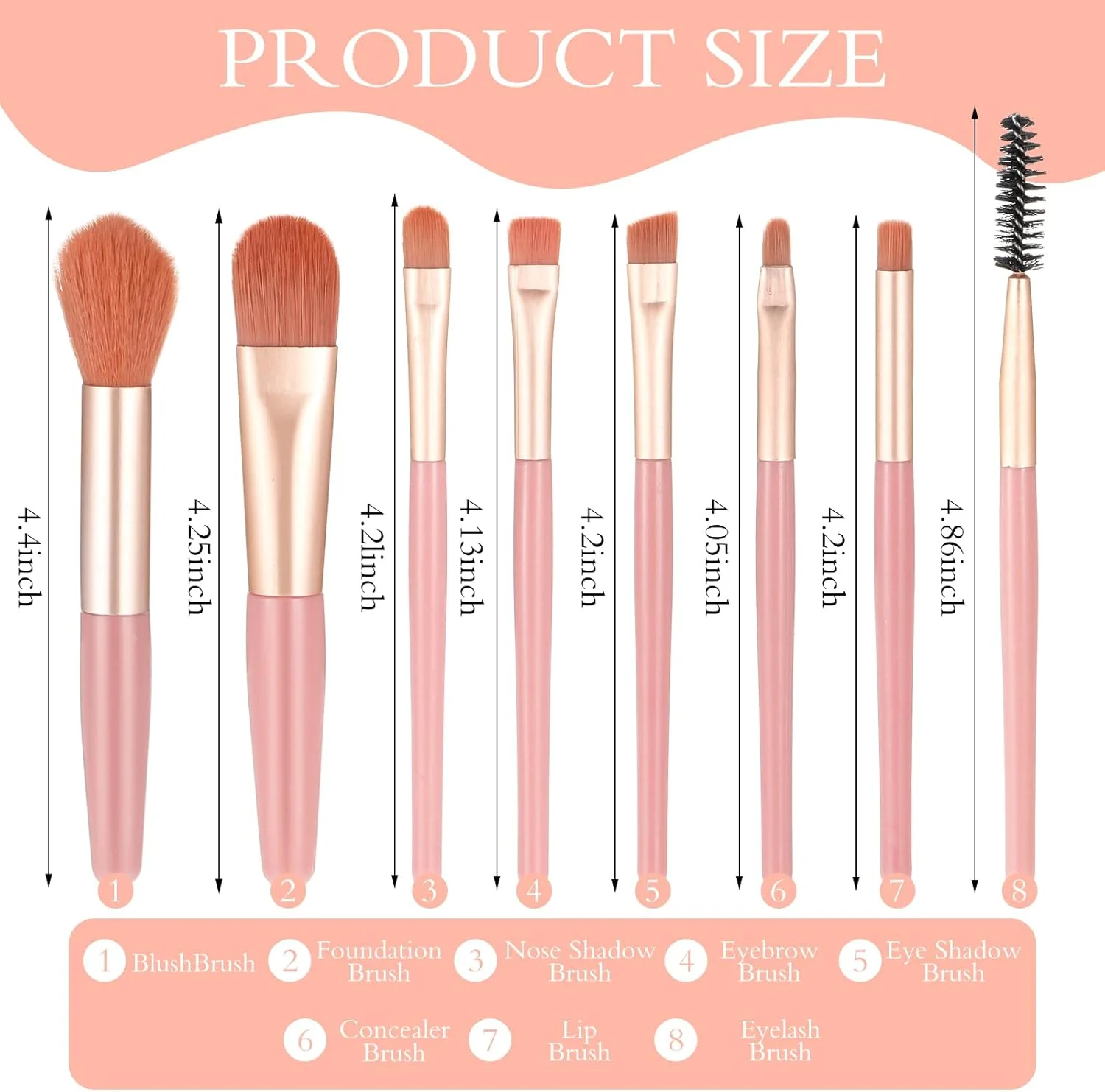 ست 16 عددی برس آرایشی مسافرتی، برس های آرایشی فونداسیون صورت با الیاف مصنوعی، هدیه ساقدوش عروس با کیف آرایشی مسافرتی برای عروسی، هدیه جشن عروسی، مهمانی مجردی (صورتی) ست 16 عددی برس آرایشی مسافرتی، برس های آرایشی فونداسیون صورت با الیاف مصنوعی، هدیه ساقدوش عروس با کیف آرایشی مسافرتی برای عروسی، هدیه جشن عروسی، مهمانی مجردی (صورتی)